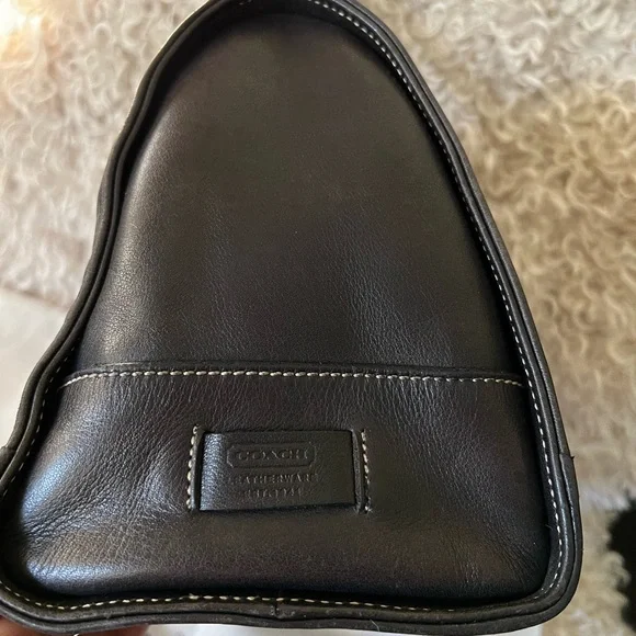 Coach Black Leather Handbag - Picture 5 of 15